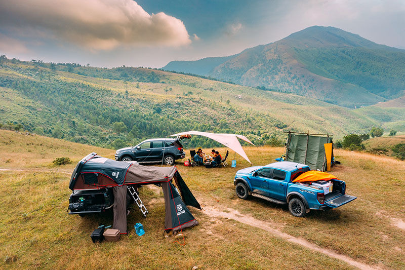 Golden hour on four wheels